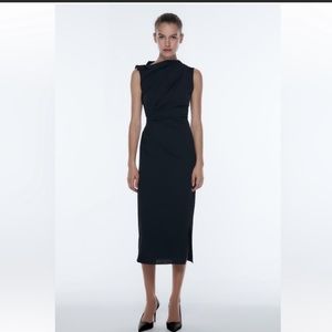 Zara Narciso Rodriguez Orange Dress